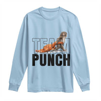 Team Punch Monkey Long Sleeve Shirt Viral Trend Baby Monkey Meme