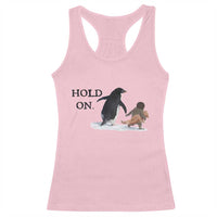 Baby Monkey Punch Viral Trend Racerback Tank Top Hold On