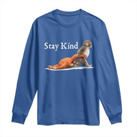 Punch Monkey Viral Trend Long Sleeve Shirt Stay Kind