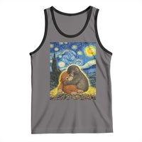 Punch Monkey Starry Night Viral Trend Tank Top