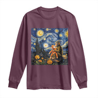 Baby Monkey Punch Starry Night Viral Trend Long Sleeve Shirt