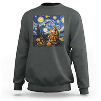 Baby Monkey Punch Starry Night Viral Trend Sweatshirt