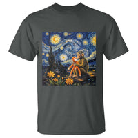 Baby Monkey Punch Starry Night Viral Trend T Shirt