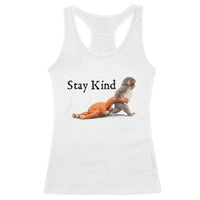 Punch The Monkey Meme Racerback Tank Top Stay Kind