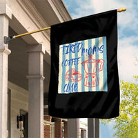 Tired Moms Coffee Club Garden Flag Funny Mommy Mama Coffee Lover