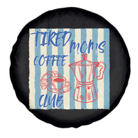 Tired Moms Coffee Club Spare Tire Cover Funny Mommy Mama Coffee Lover