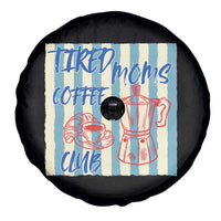 Tired Moms Coffee Club Spare Tire Cover Funny Mommy Mama Coffee Lover