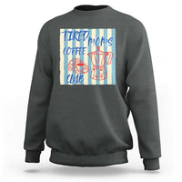 Tired Moms Coffee Club Sweatshirt Funny Mommy Mama Coffee Lover