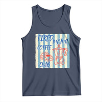 Tired Moms Coffee Club Tank Top Funny Mommy Mama Coffee Lover