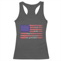 Cool Moms Don't Trust the Government Racerback Tank Top Patrioctic Mama Anti Government
