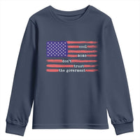 Cool Moms Don't Trust the Government Youth Sweatshirt Patrioctic Mama Anti Government
