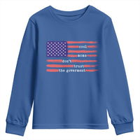 Cool Moms Don't Trust the Government Youth Sweatshirt Patrioctic Mama Anti Government