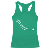 I Had Potential Racerback Tank Top Funny Sci-Fi Book Lover