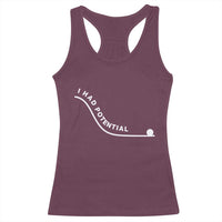 I Had Potential Racerback Tank Top Funny Sci-Fi Book Lover
