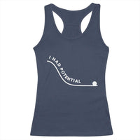I Had Potential Racerback Tank Top Funny Sci-Fi Book Lover