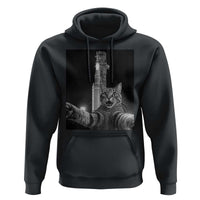 Funny Cat Selfie Lunar Mission 2026 Hoodie