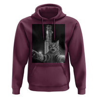 Funny Cat Selfie Lunar Mission 2026 Hoodie