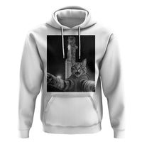 Funny Cat Selfie Lunar Mission 2026 Hoodie