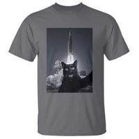 Funny Black Cat Selfie T Shirt Back To The Moon Mission 2026
