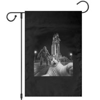 Funny Cat Selfie with Bigfoot Garden Flag Back To The Moon Mission 2026