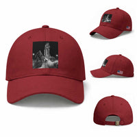 Funny Cat Selfie with Bigfoot Baseball Cap Back To The Moon Mission 2026