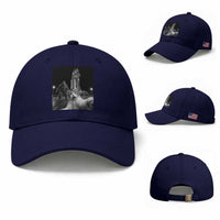 Funny Cat Selfie with Bigfoot Baseball Cap Back To The Moon Mission 2026