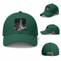 Funny Cat Selfie with Bigfoot Baseball Cap Back To The Moon Mission 2026