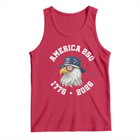 250 Years American Anniversary Tank Top Patriotic Bald Eagle Fourth of July