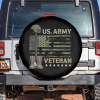US Arrny Veteran Spare Tire Cover Proud Soldier USA Flag Camouflage Military - Wonder Print Shop