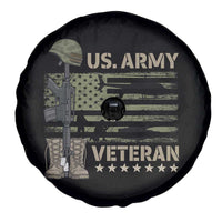 US Arrny Veteran Spare Tire Cover Proud Soldier USA Flag Camouflage Military - Wonder Print Shop