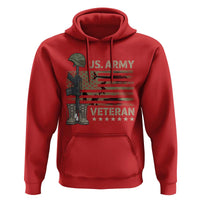 US Arrny Veteran Hoodie Proud Soldier USA Flag Camouflage Military - Wonder Print Shop