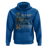 US Arrny Veteran Hoodie Proud Soldier USA Flag Camouflage Military - Wonder Print Shop