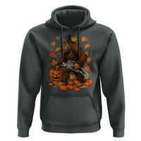 Funny Bigfoot Skeleton Hoodie Thanksgiving Day Sasquatch Pilgrim - Wonder Print Shop