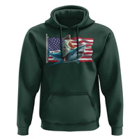 Funny Jesus Shark Hoodie Christian Patriotic American Flag Meme - Wonder Print Shop