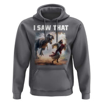 Funny Jesus Dinosaur Hoodie I Saw That Christan Meme - Wonder Print Shop