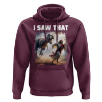 Funny Jesus Dinosaur Hoodie I Saw That Christan Meme - Wonder Print Shop