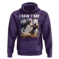 Funny Jesus Dinosaur Hoodie I Saw That Christan Meme - Wonder Print Shop