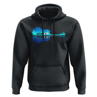 Guitar Lake Shadow Hoodie Acoustic Guitarist Musician Nature Lover - Wonder Print Shop