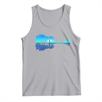 Guitar Lake Shadow Tank Top Acoustic Guitarist Musician Nature Lover - Wonder Print Shop
