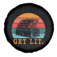 Book Lover Spare Tire Cover Get Lit Literature Reading - Wonder Print Shop