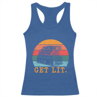 Book Lover Racerback Tank Top Get Lit Literature Reading - Wonder Print Shop