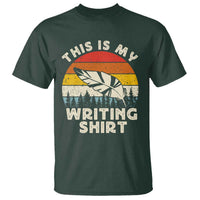 Funny Writer T Shirt This is My Writing Shirt Authors Poets Literature - Wonder Print Shop