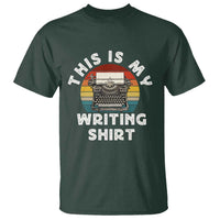 Funny Typewriter T Shirt This is My Writing Shirt - Wonder Print Shop