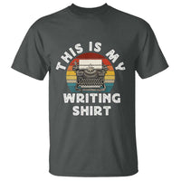 Funny Typewriter T Shirt This is My Writing Shirt - Wonder Print Shop