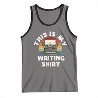 Funny Typewriter Tank Top This is My Writing Shirt - Wonder Print Shop