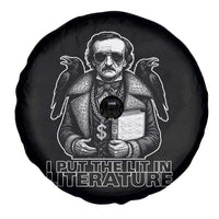 Funny Edgar Allan Poe Spare Tire Cover I Put The Lit In Literature - Wonder Print Shop