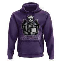 Funny Edgar Allan Poe Hoodie I Put The Lit In Literature - Wonder Print Shop