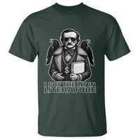 Funny Edgar Allan Poe T Shirt I Put The Lit In Literature - Wonder Print Shop