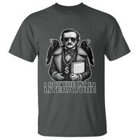 Funny Edgar Allan Poe T Shirt I Put The Lit In Literature - Wonder Print Shop