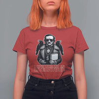 Funny Edgar Allan Poe T Shirt For Women I Put The Lit In Literature - Wonder Print Shop